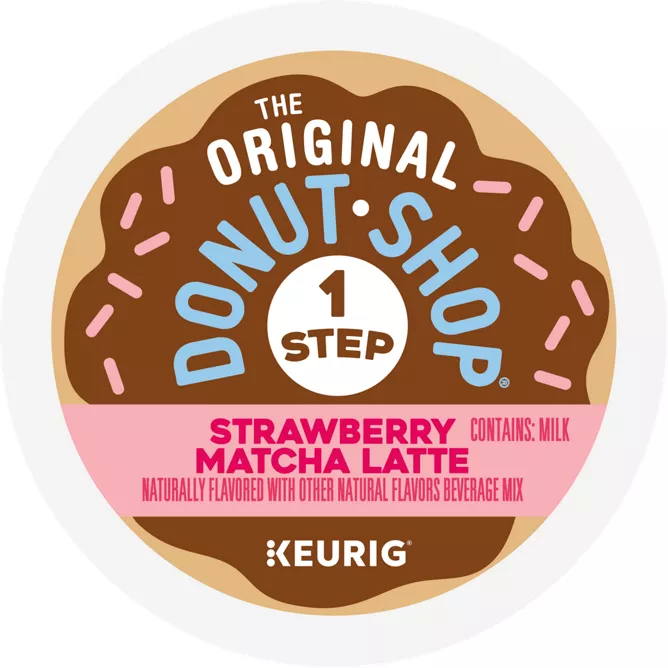 The Original Donut Shop® Strawberry Matcha Latte