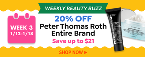 20% OFF PETER THOMAS ROTH