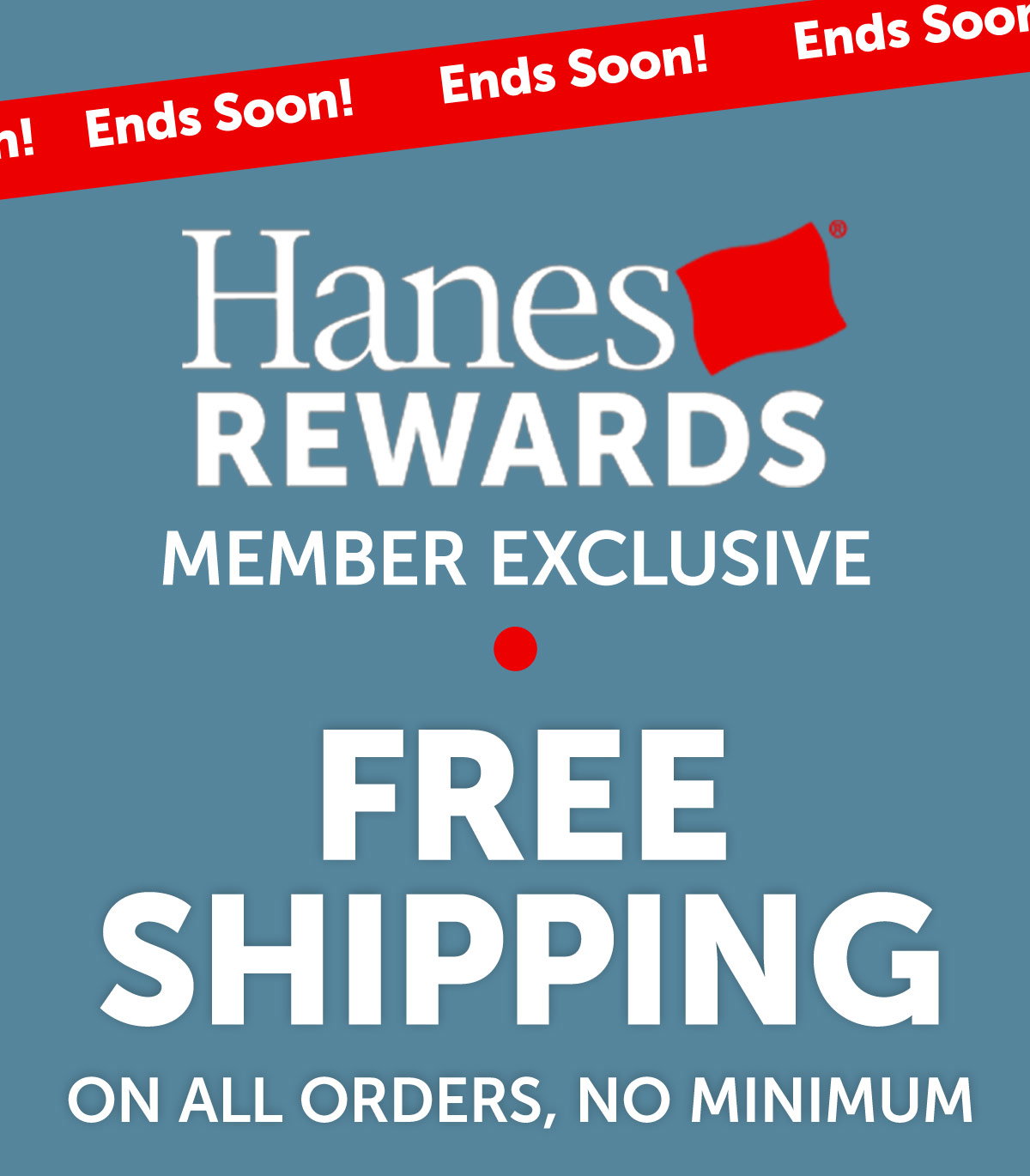 Free Shipping With Hanes Rewards