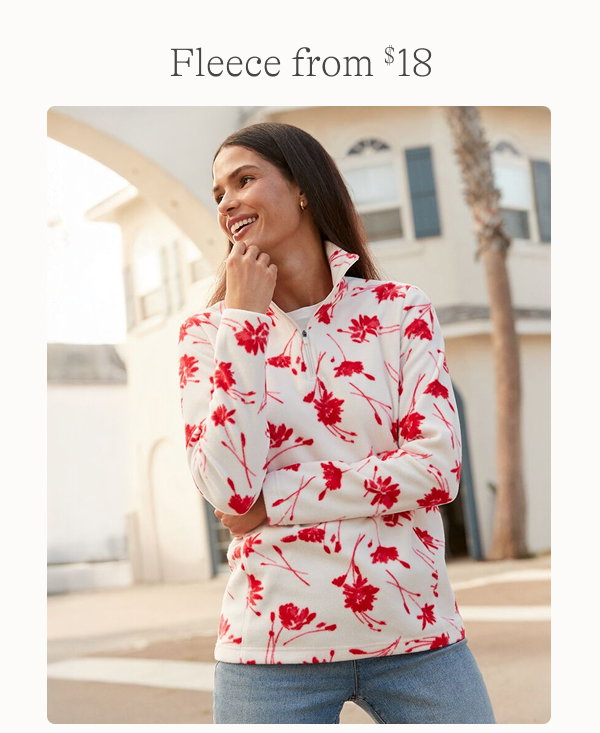 Fleece from $18