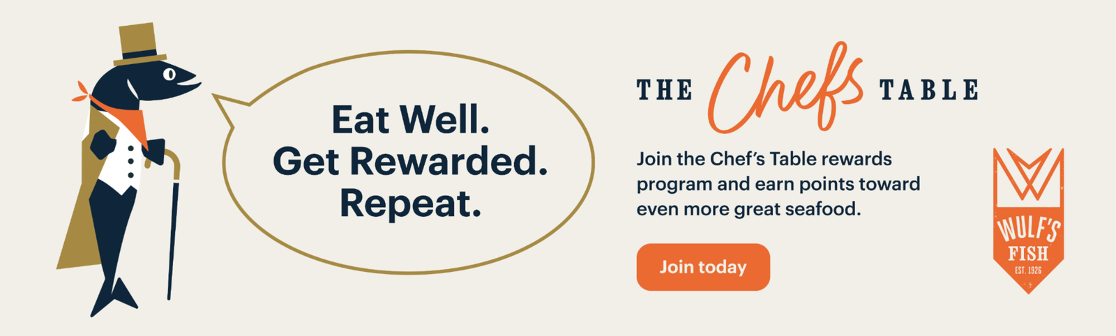 Join Chef's Table Rewards and Save!