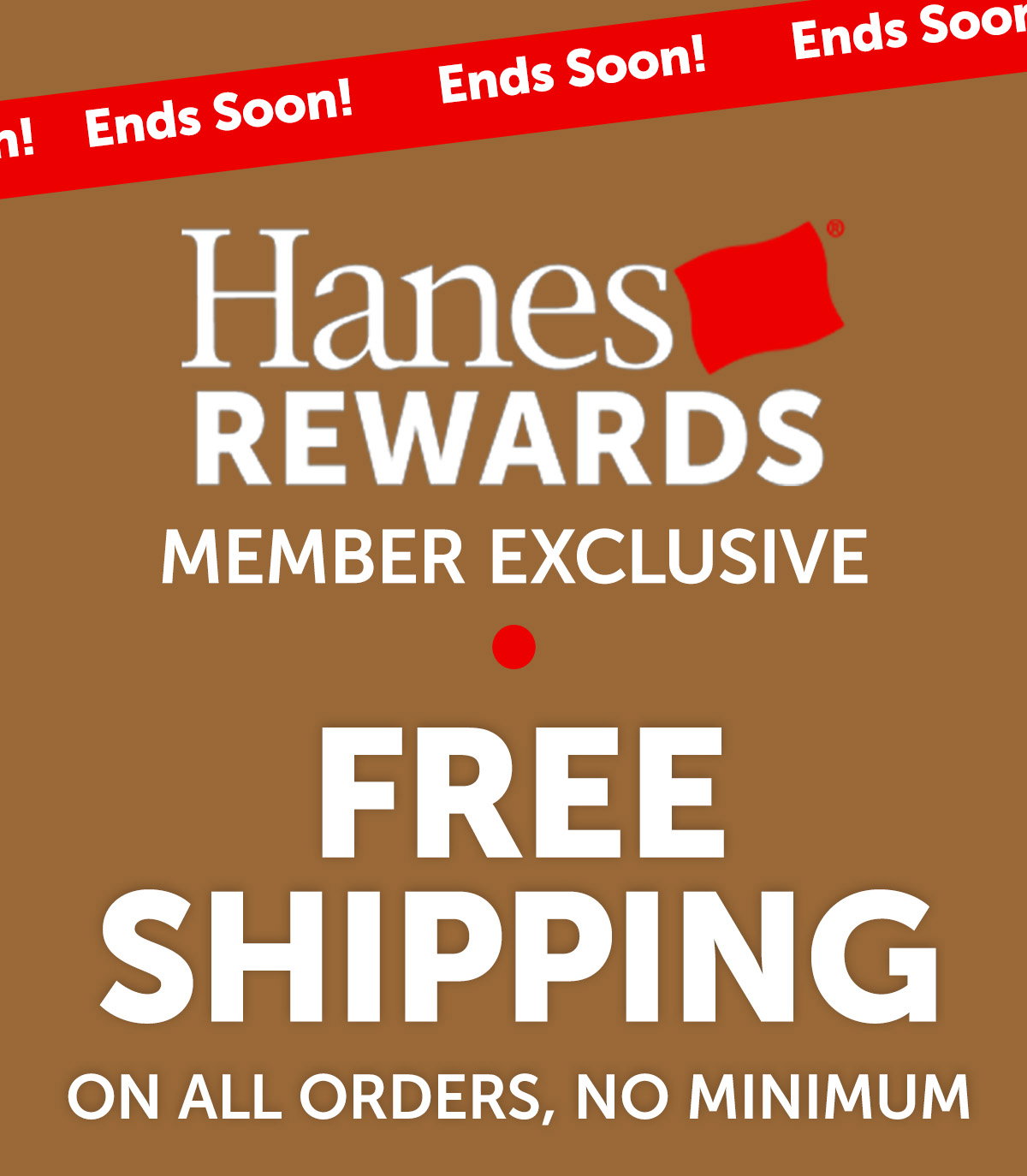 Free Shipping With Hanes Rewards