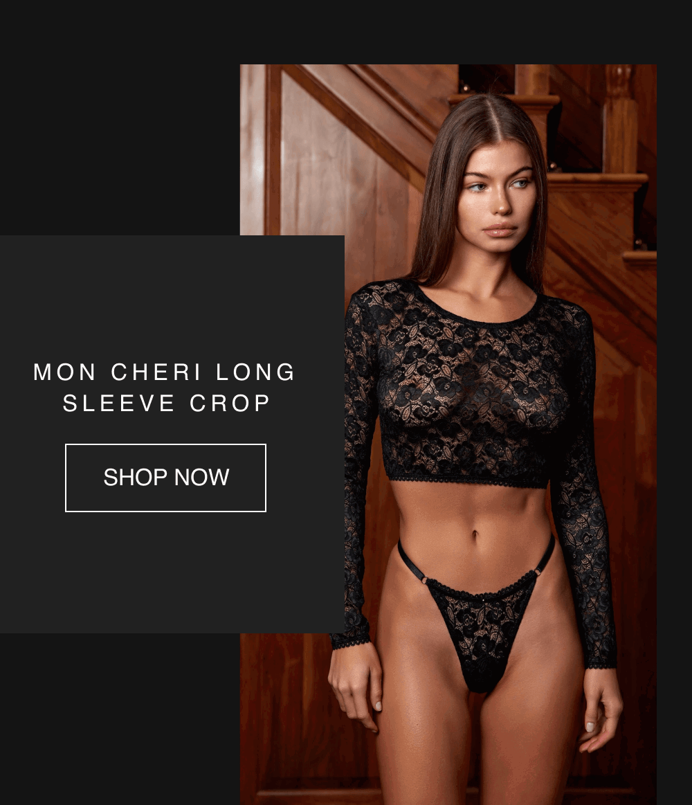 MON CHERI LONG SLEEVE CROP [SHOP NOW]