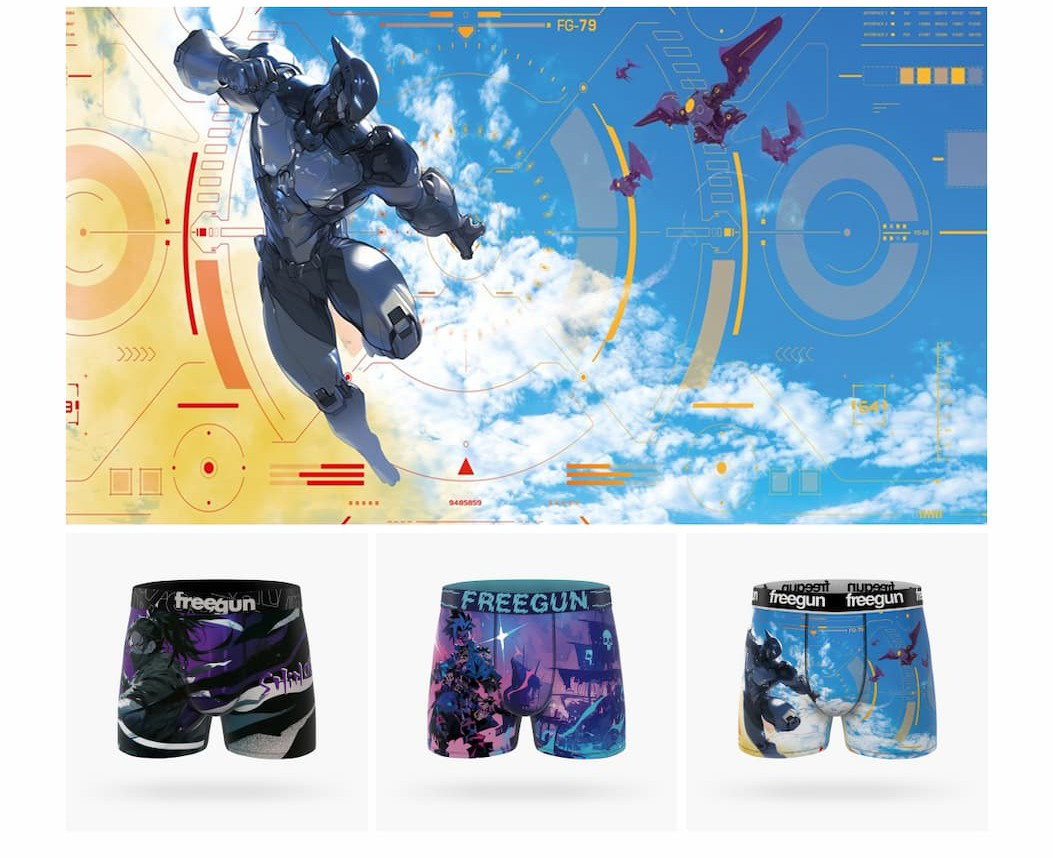 Lot de 3 Boxers Microfibre garcon Confort, Respirant, Stretch Imprimé Gaming Garantie 2 ans | FREEGUN