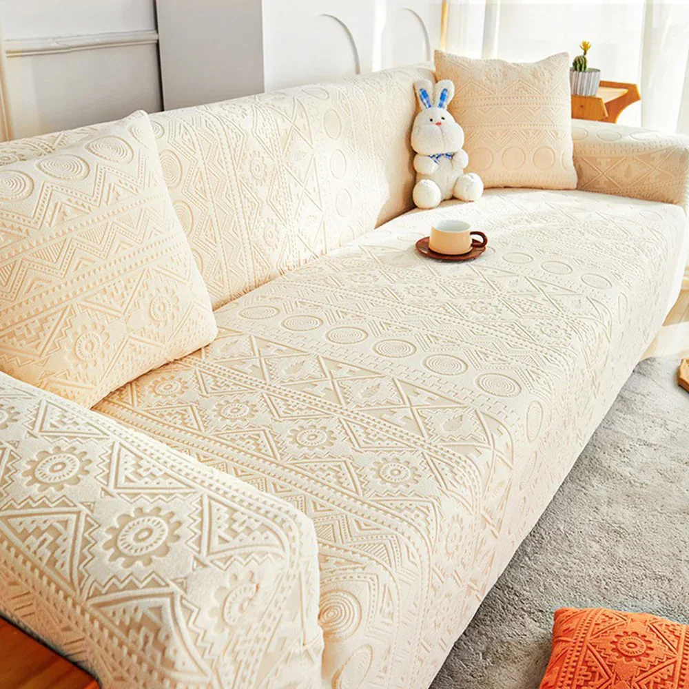  BohoPattern Stretch Full-Encasing Sofa Slipcover
