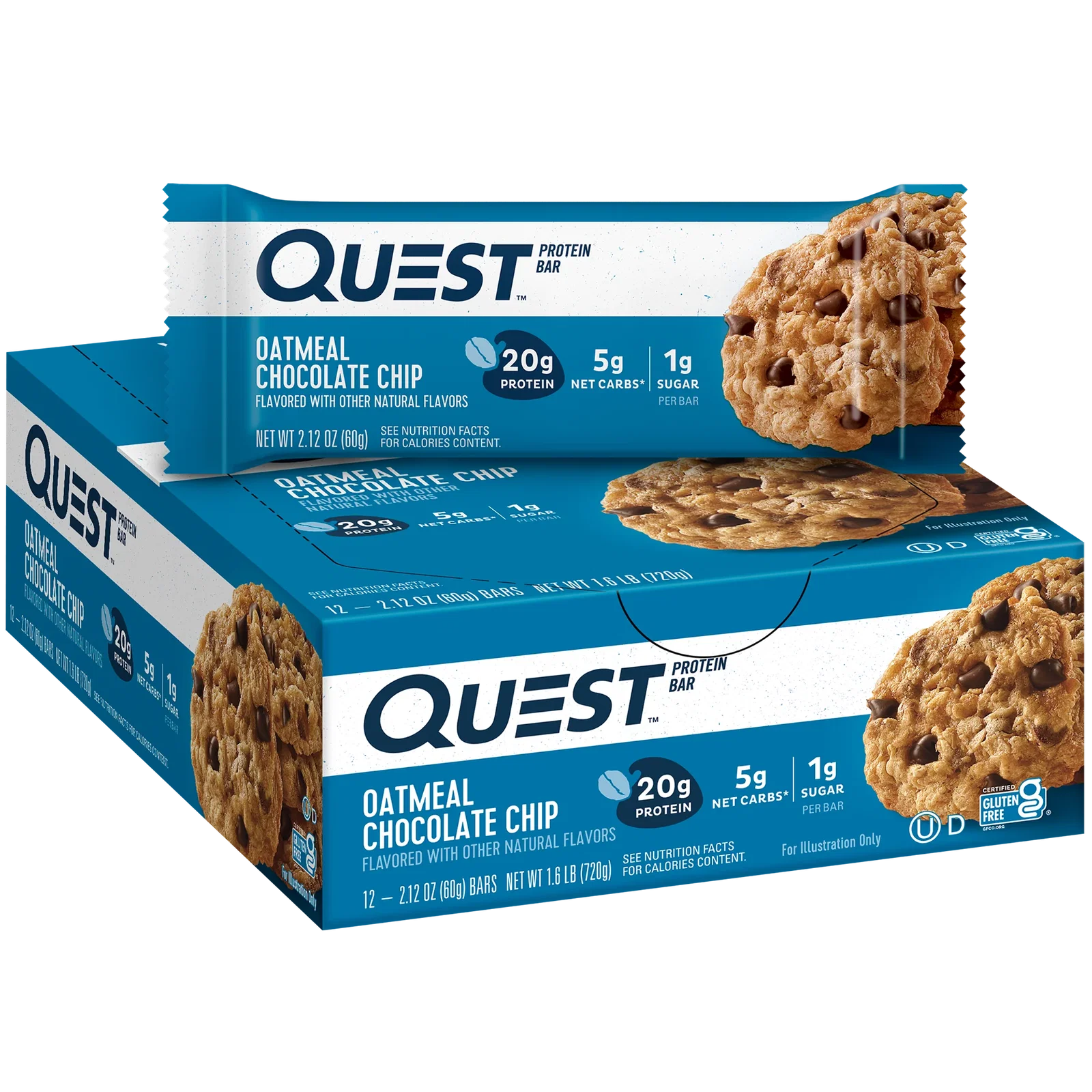 Image of Oatmeal Chocolate Chip Protein Bars