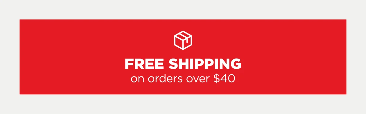 Free Shipping over $40