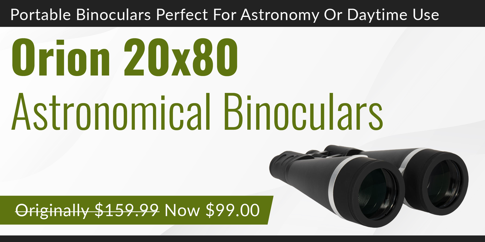 Orion 20x80 Astronomical Binocular