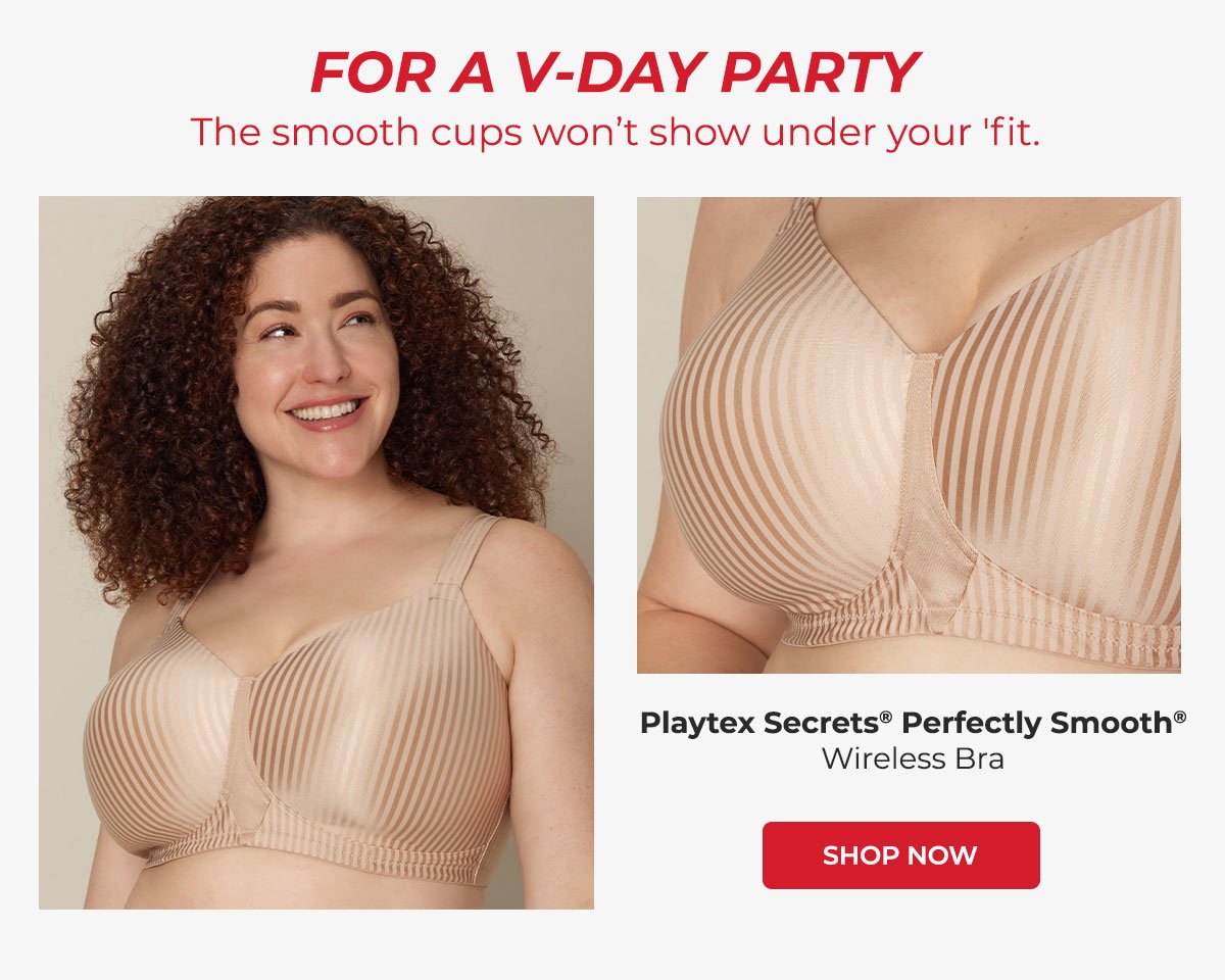 Playtex Secrets Perfectly Smooth Wireless Bra