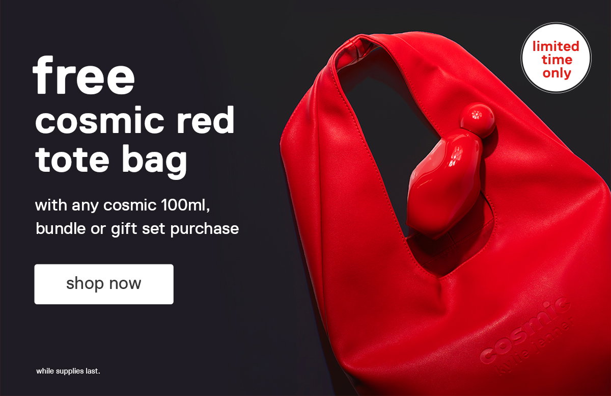 free cosmic red tote bag