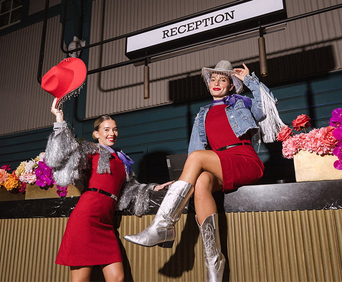 Cabin Crew smiling at Pride Flight brunch