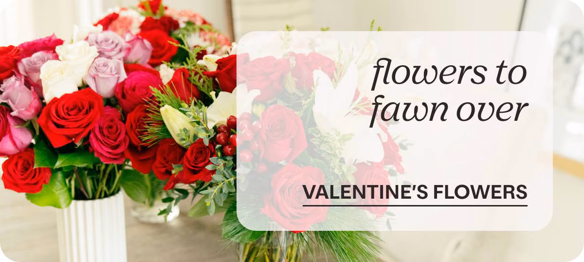 flowers to fawn over - VALENTINE'S FLOWERS »