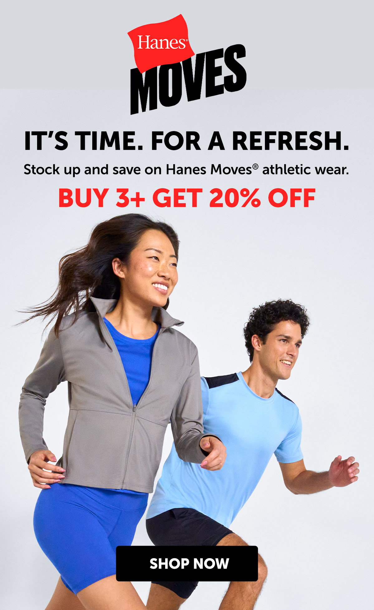 Hanes Moves Athletic Wear