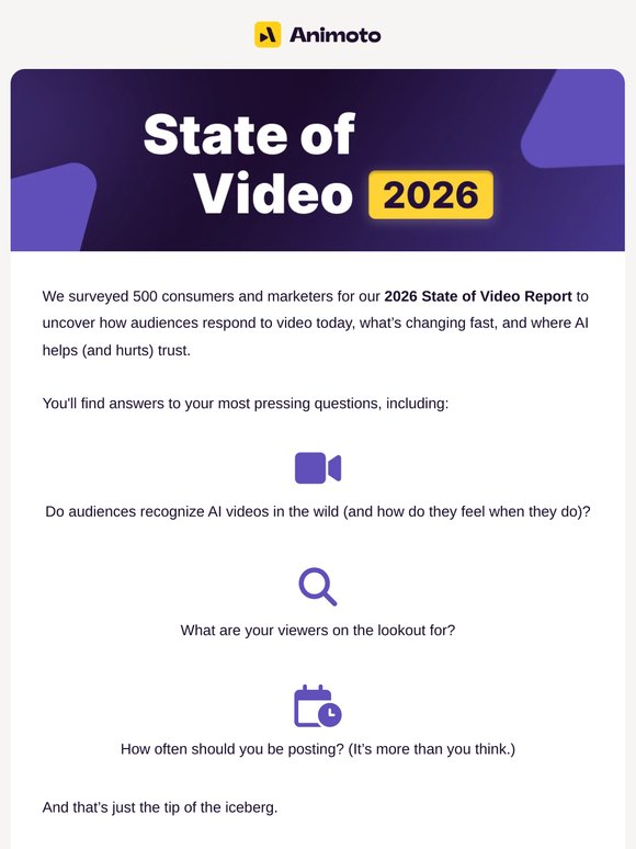 Animoto: Unveiling the 2026 State of Video | Milled