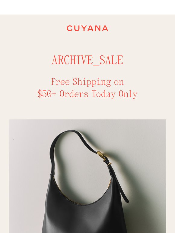 Free No-Rush Shipping