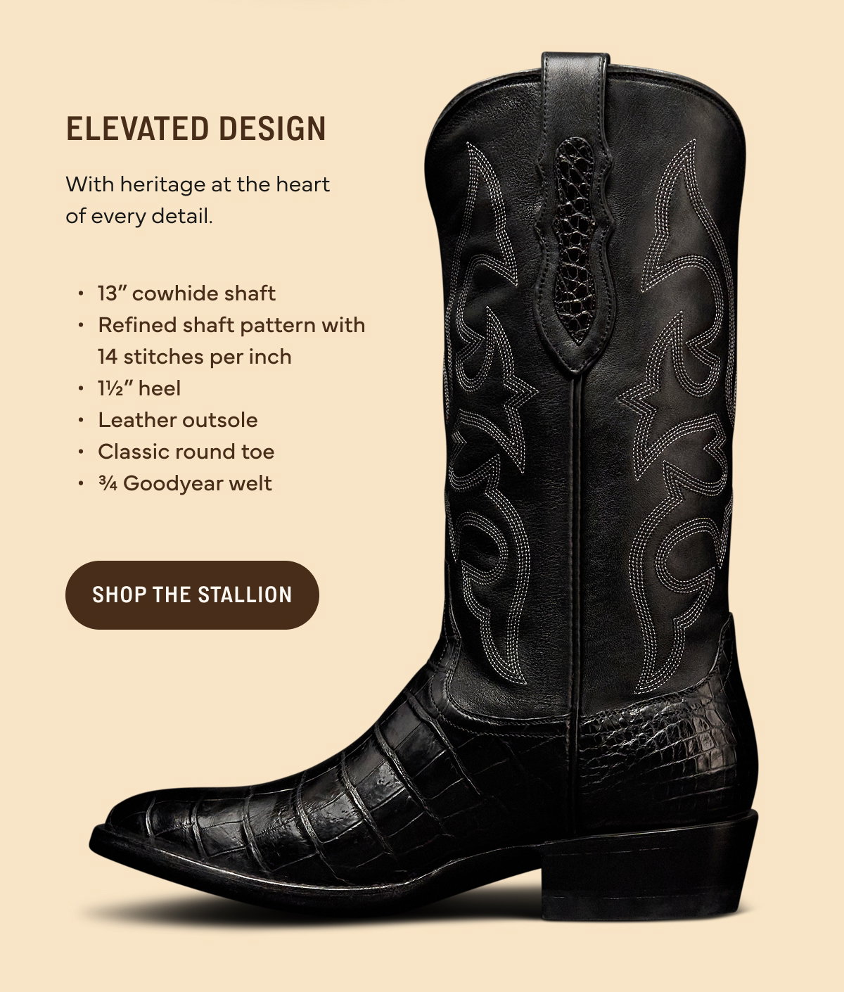 Tecovas: NEW The Stallion x Tecovas Boot | Milled
