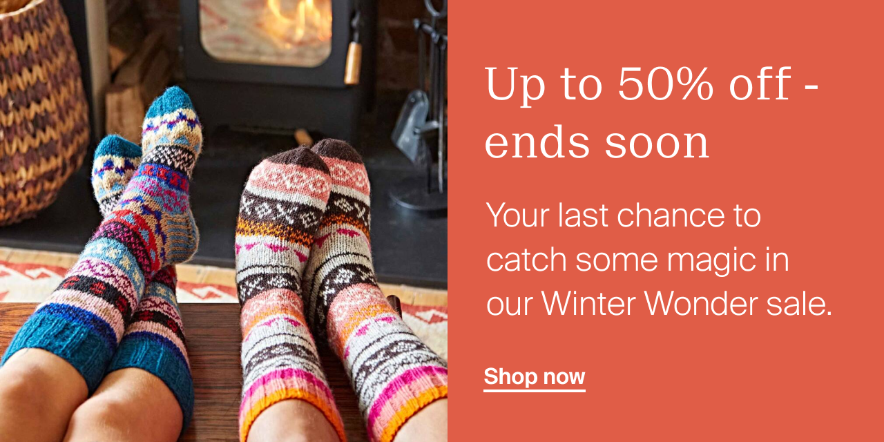 Up to 50% off - ends soon. Your last chance to catch some magic in our Winter Wonder sale. Shop now