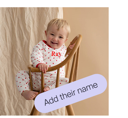 Personalised Children's Valentine's Day Pyjamas