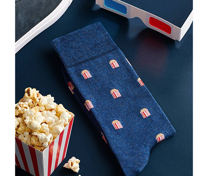 The Popcorn – Luxury Socks For Film Lovers
