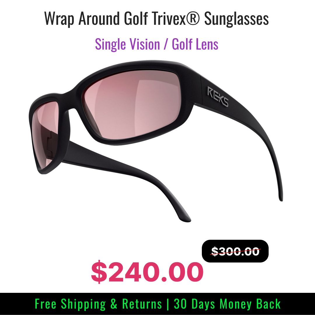 Wrap Around Golf Trivex Prescription Sunglasses