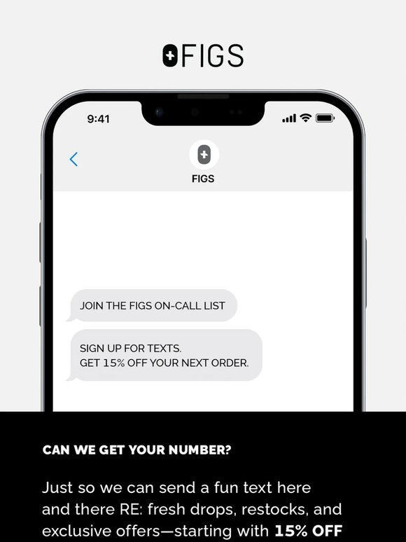 Give Us Your Number, Get 15% OFF