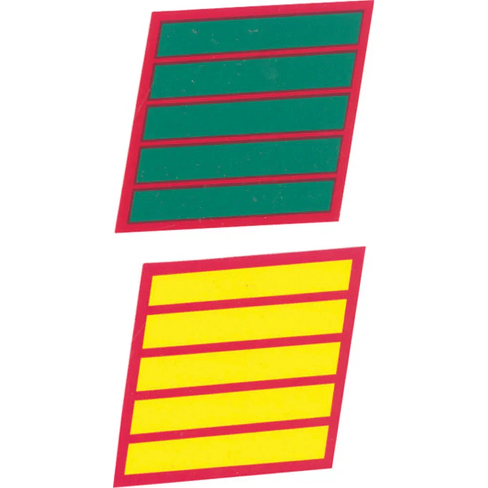 Image of 5 Service Stripes Decal