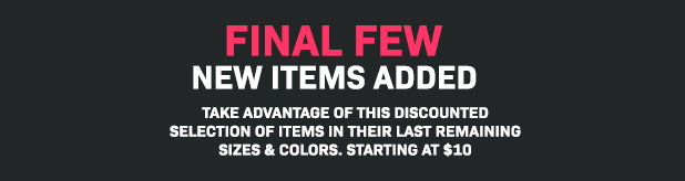 New Items Added