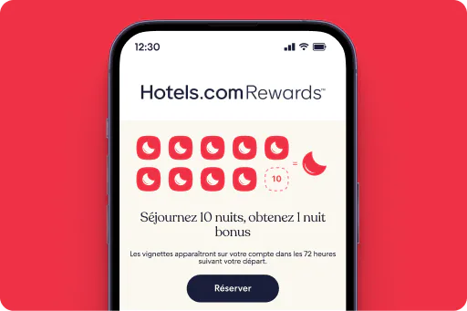 Obtenez 1 nuit bonus chaque fois que vous séjournez 10 nuits.