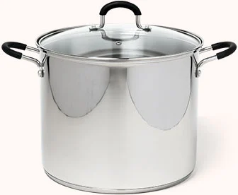 Cook N Home Stainless Steel Stockpot with Lid 12 Quart