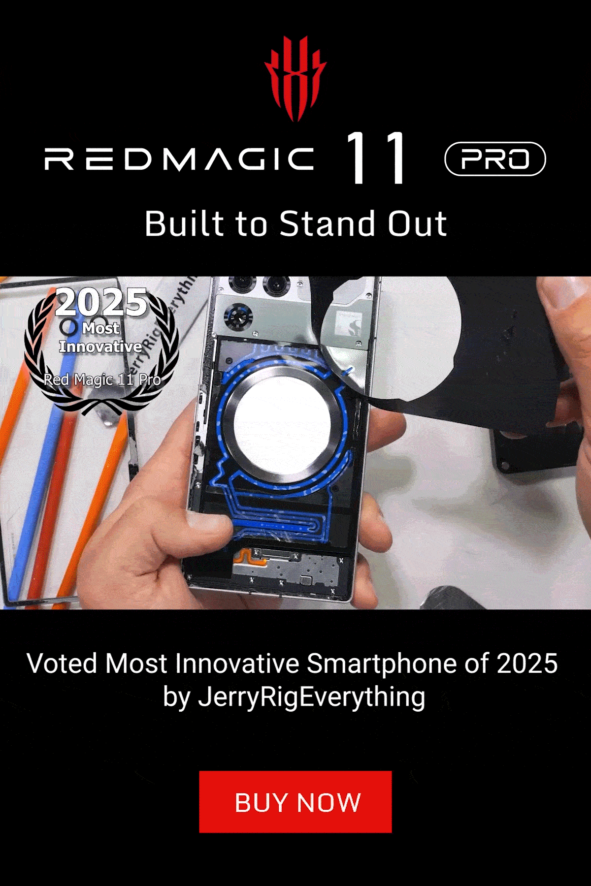 RedMagic: 👍 2025’s Most Innovative Phone-REDMAGIC 11 Pro | Milled