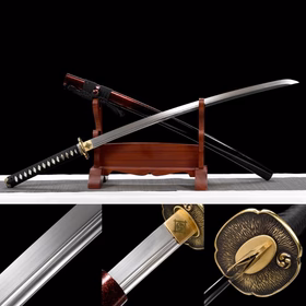 The Surudoi Handmade Katana Extra Sharp Spring Steel Unokubi-Zukuri