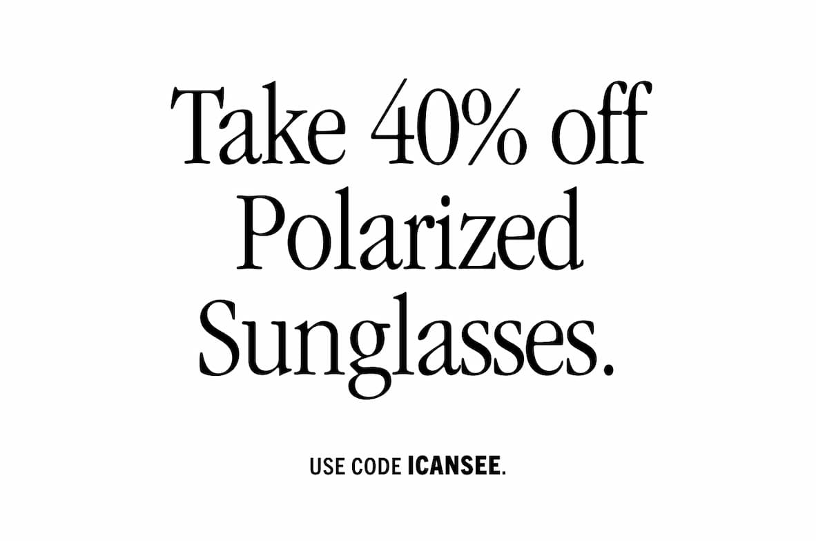 40% off Polarized Sunglasses 