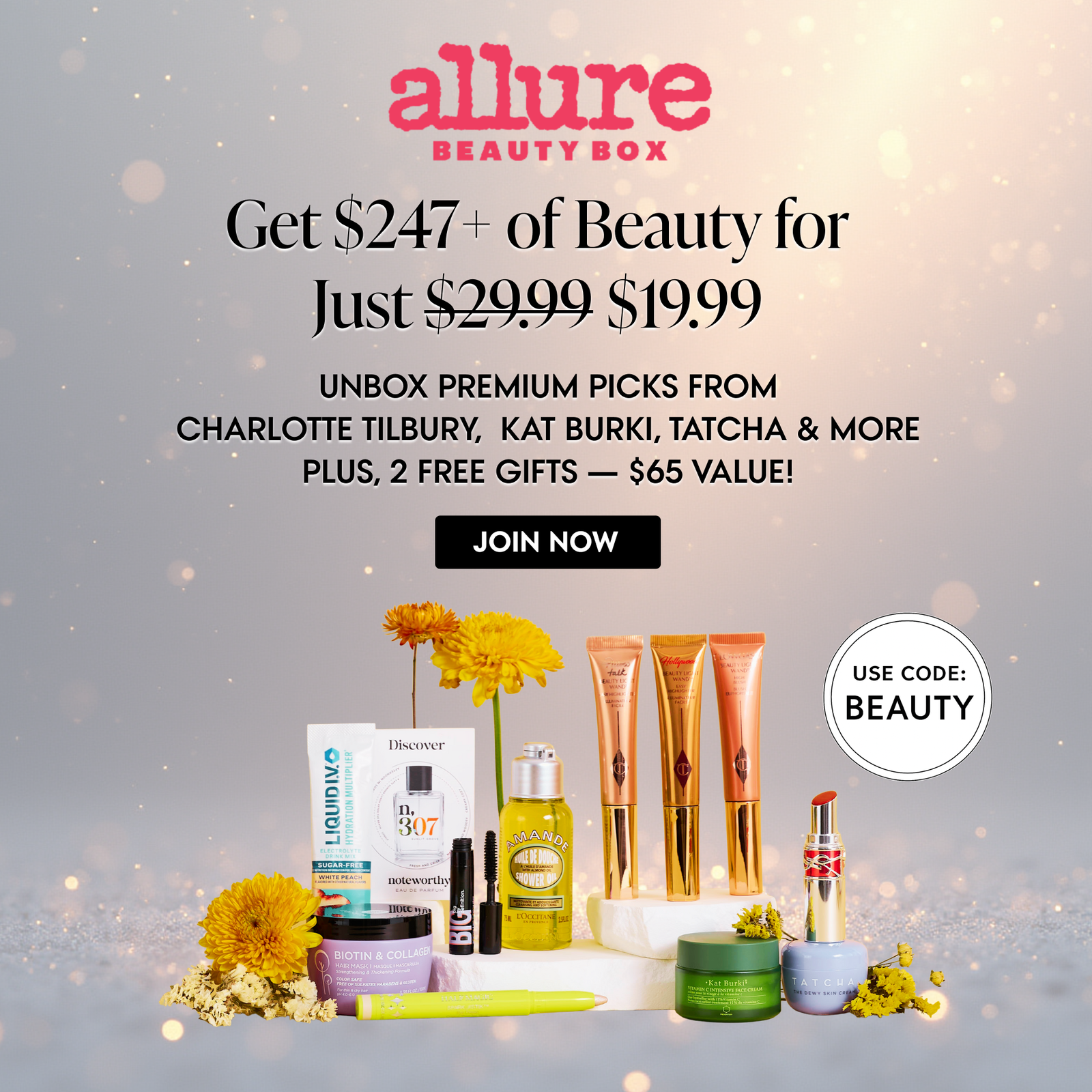 Sign up for Allure's Beauty Box