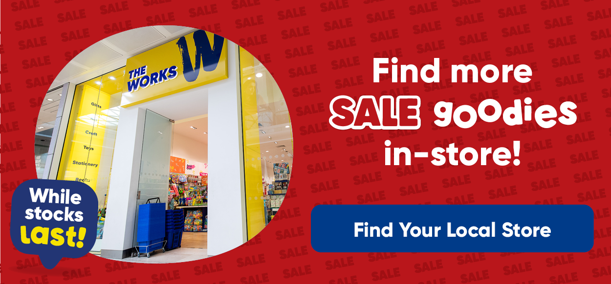 Find more sale goodies in-store! While stocks last!