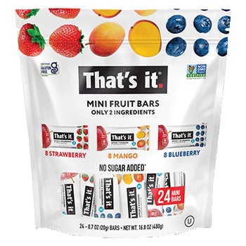 That's it. Mini Fruit Bars