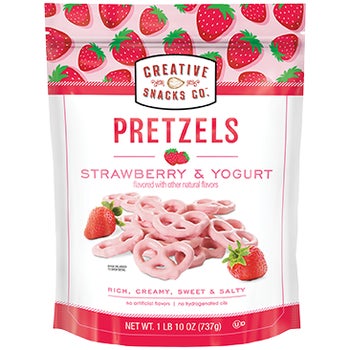 Creative Snacks Co. Strawberry & Yogurt Pretzels