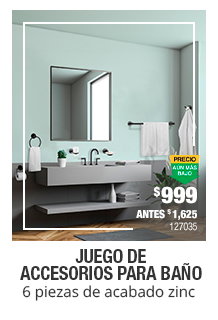 Juego de accesorios para baño
