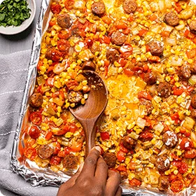 Sheet Pan Maque Choux