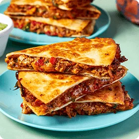 Chorizo and Sweet Potato Quesadillas