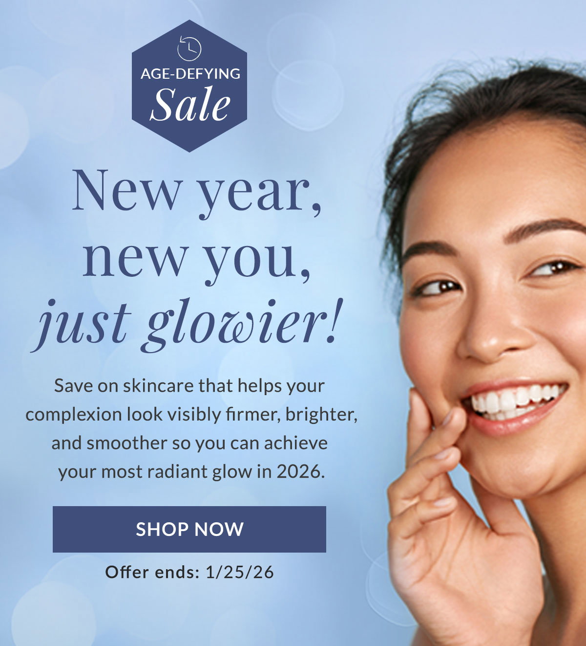 Save on skincare that visibly firms, brightens and smooths.