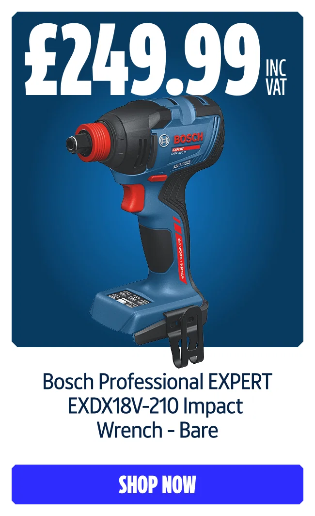 Bosch Professional EXPERT EXDX18V-210 Impact Wrench - Bare. Only £249.99 inc VAT. Shop Now