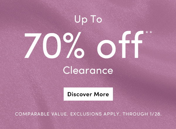 Up to 70% OFF