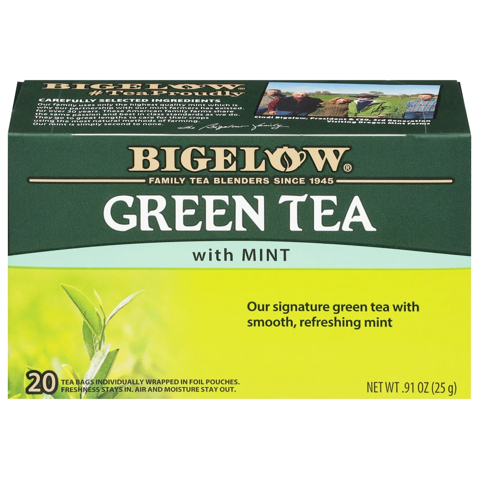 Green Tea with Mint