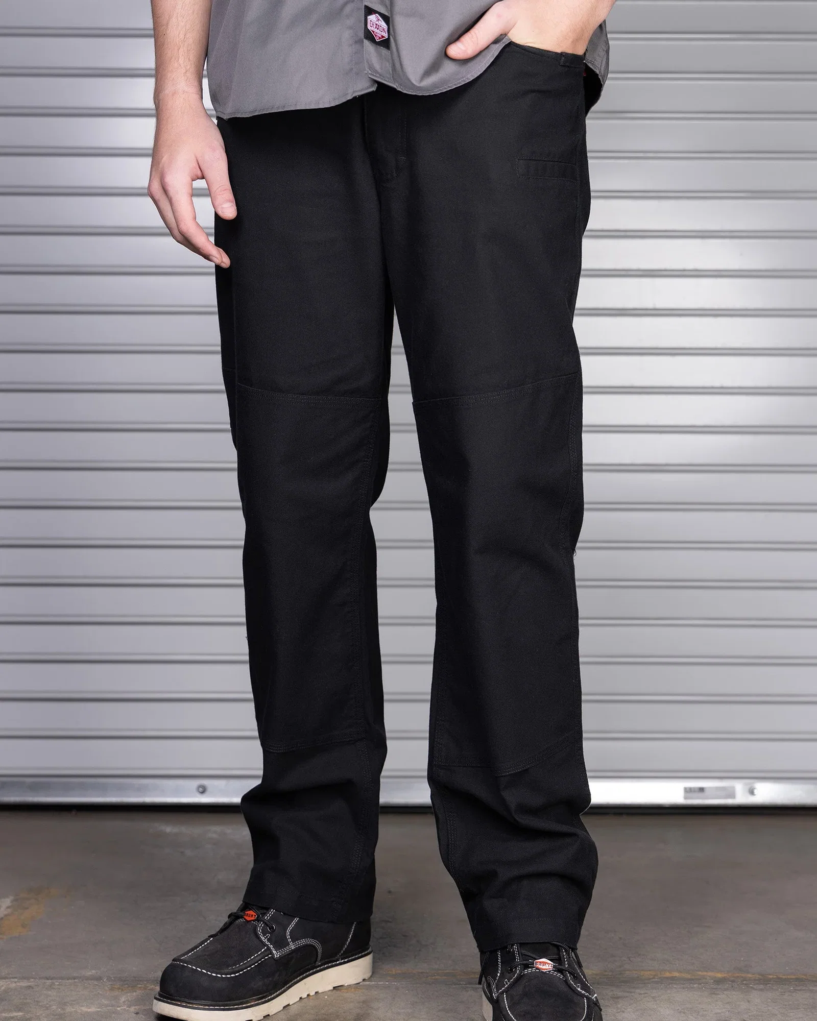 Image of Canvas Work Pants - Black