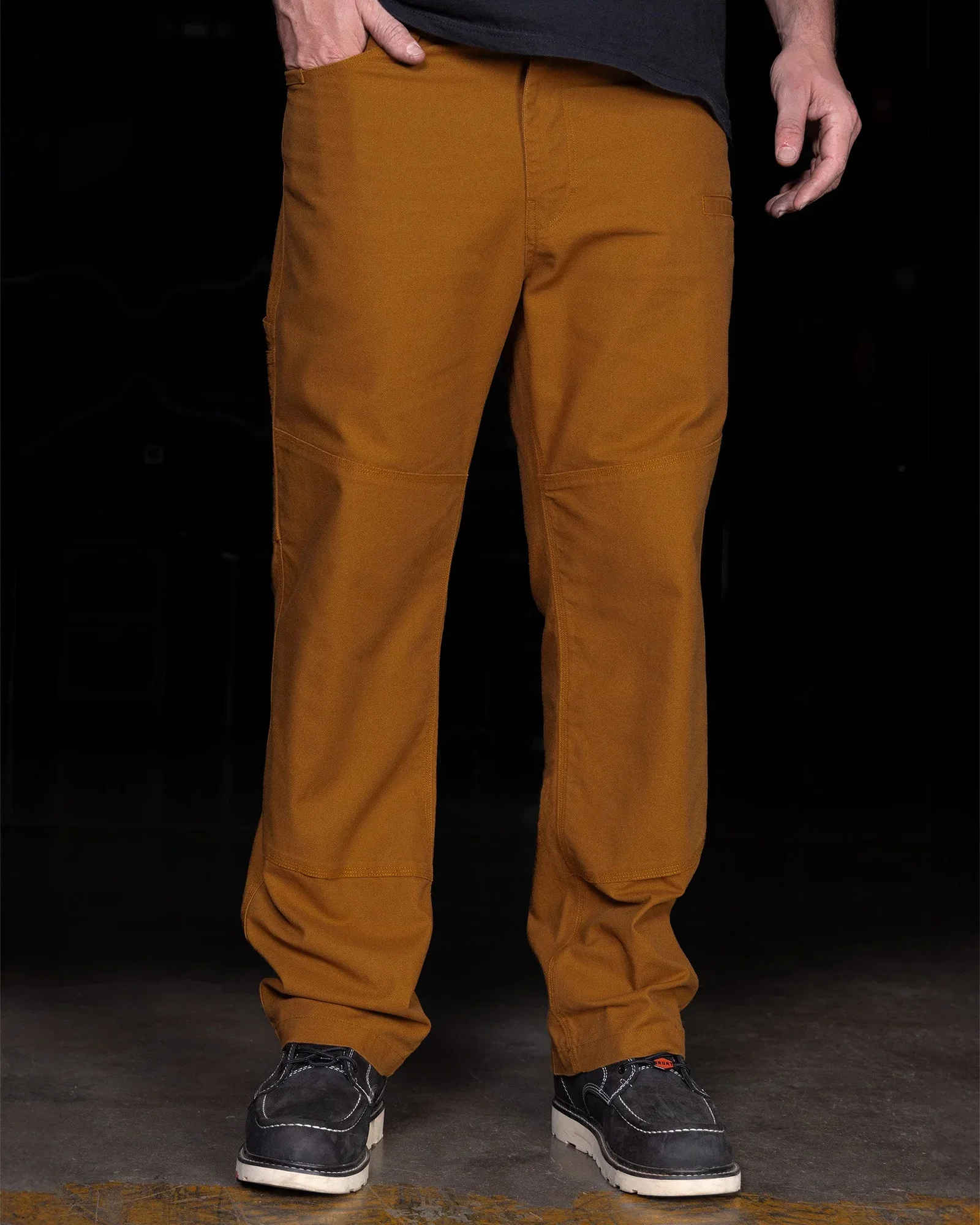 Image of Canvas Work Pants - Camel