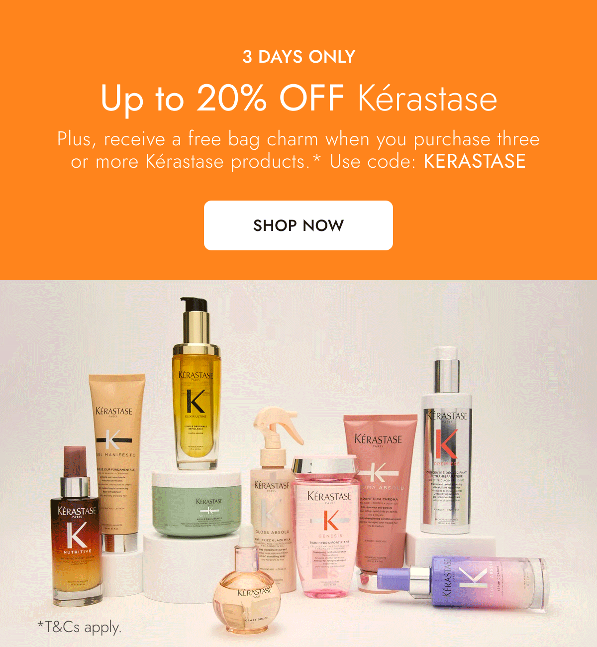Up to 20% OFF Kérastase. Use code KERASTASE. Shop Now.