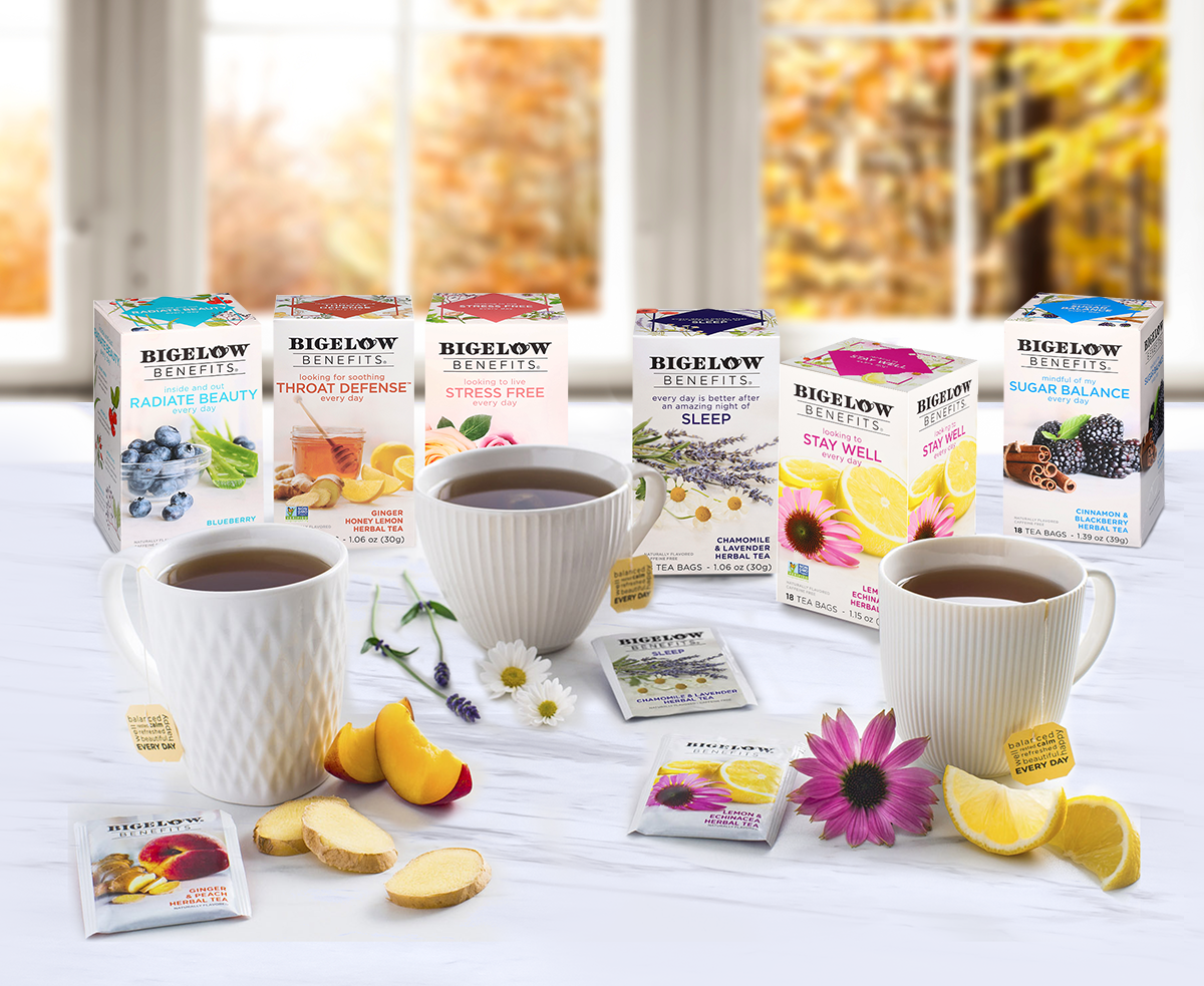 Save 20% on Bigelow Benefits Teas - savings applied in cart