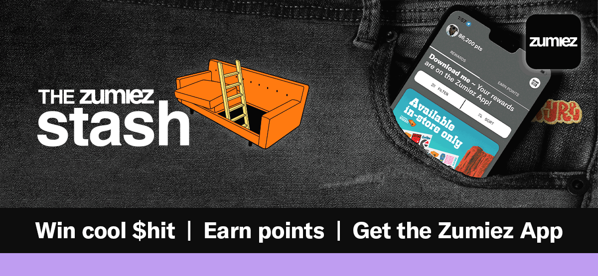 The Zumiez Stash: Win Cool Shit | Earn Points | Get the Zumiez App