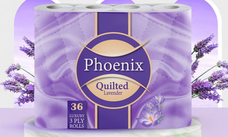 Phoenix Lavender 3-Ply Toilet Paper – Bulk Packs of 36, 60 or 120 Rolls