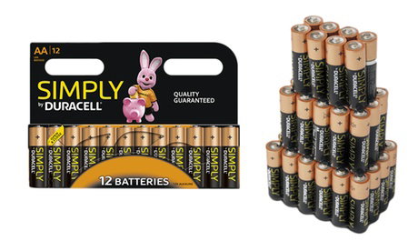 AA or AAA Duracell Batteries 
